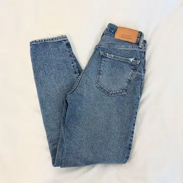 새상품 MOUSSY MVS SKINNY 마우지 스키니 데님 팬츠 24인치