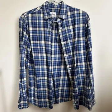 Orian 체크 무늬 긴팔 셔츠