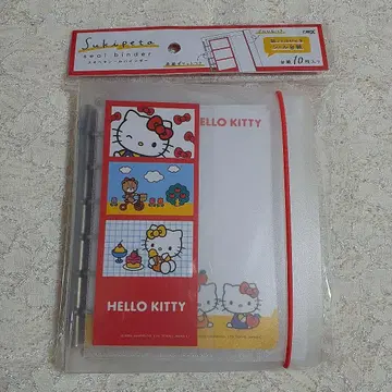 Sukipeta 씰 바인더 헬로키티 대지 10개입 [미사용 새상품]