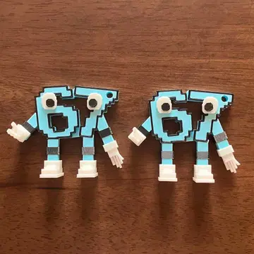 이탈리안 레인 로트 67 식스 세븐 미니 피규어 2종 세트