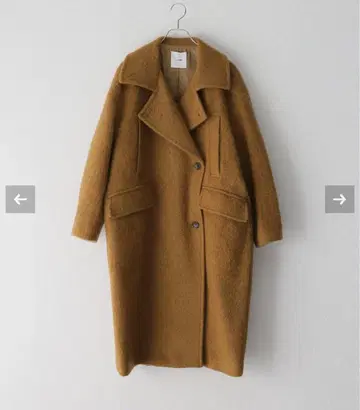 CLANE 클라네 SHORT SHAGGY COCOON OVER COAT