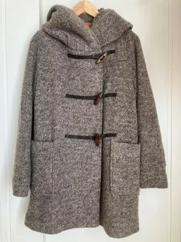 아즈노아즈 더플 코트 울 혼방