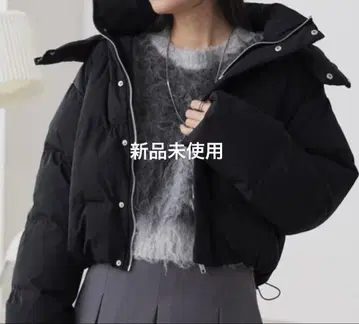 MONO-MART 2WAY 숏 기장 충전솜 블루종 다운 블랙