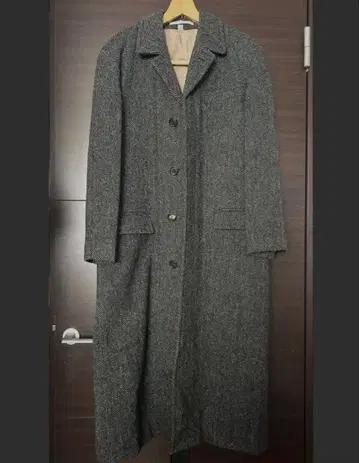 PERRY ELLIS 헤링본 초 롱 체스터 코트 TOMFORD