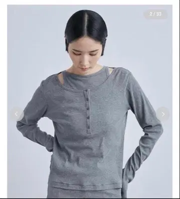 MIESROHE 시어 레이어드 TOPS