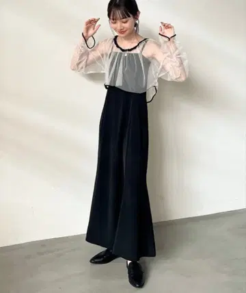 hinari 튤 포멀 드레스 블랙 경사용 드레스