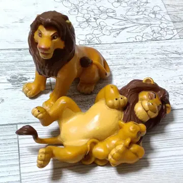 라이온킹 피규어 빈티지 심바 무파사 부자 디즈니