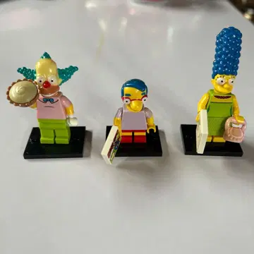 LEGO 심슨 미니 피규어 3개 세트