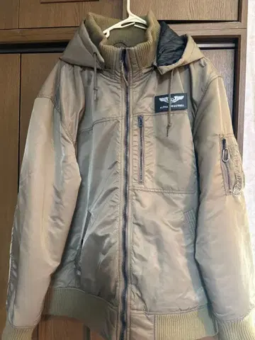 ALPHA 알파 써모라이트 풀 집업 베이지