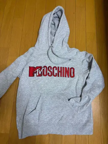 moschino 로고 후드 부착 후드티 XS