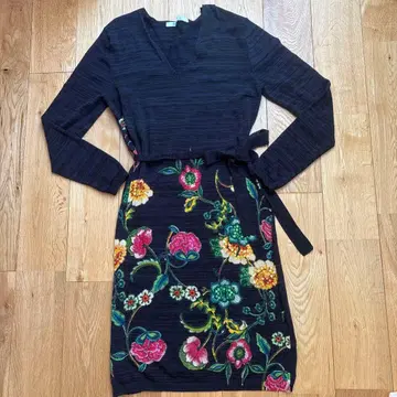 Desigual 긴팔 꽃무늬 원피스 M