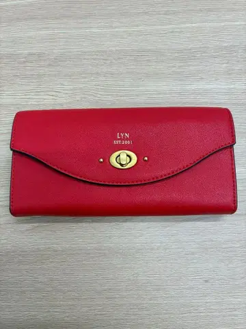 LYN 레드 장지갑