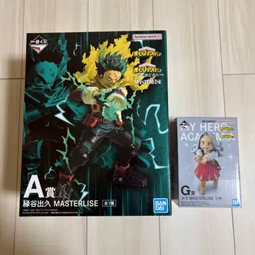 히로아카 제일복권 A상 미도리야 이즈쿠 데쿠 G상 엘리 피규어 묶음 판매