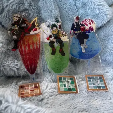 나의 히어로 아카데미아 아크릴 스탠드 3개 세트 아이스크림