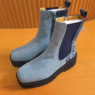 로데오 크라운 사이드 고어 숏부츠 데님 크라운