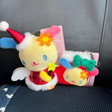 산리오 캐릭터즈 우사하나 마스코트 참 2종 세트