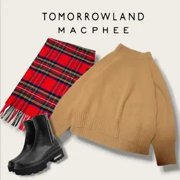 투모로우랜드*MACPHEE*램스울 모크넥 풀오버
