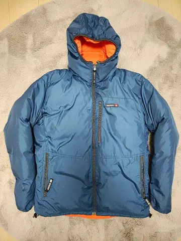 [ 초특가 ] MILLET 리버서블 다운 자켓 M 네이비/오렌지