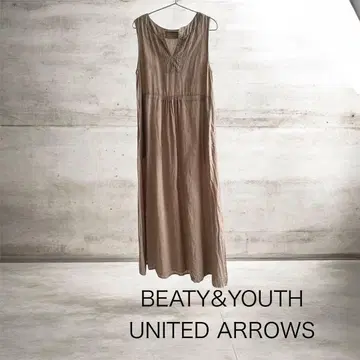 BEATY&YOUTH 린넨 슬리브리스 롱 원피스