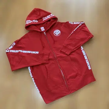 DRESS 후드티 레드 M 사이즈