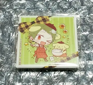 CLOCK ZERO 클락 제로 폼폼푸딩 스퀘어 캔뱃지