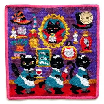 페이러 미스터리 고양이 호텔 손수건