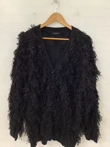 12.13 A327P 지나시스 프린지 자카드 라이트 오버 가디건