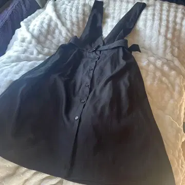 블랙 버튼 원피스 쿠레트 3L