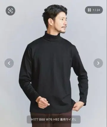 [ 미사용 새상품 ] BEAUTY&YOUTH 터틀넥 티셔츠