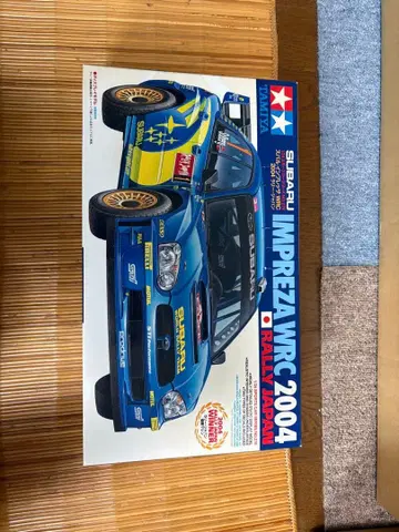 절판 타미야 1/24 스바루 임프레자 2004 랠리 재팬 우승 자동차