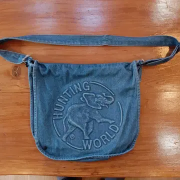 HUNTING WORLD 데님 토트백