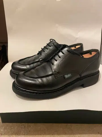 블랙 가죽 드레스 신발