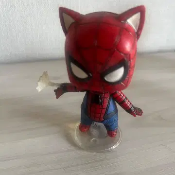 스파이더맨 고양이 귀 피규어