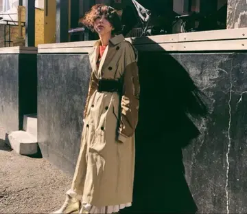 MOUSSY 트렌치코트 MA-1 디자인 미들 코트 새상품급