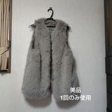 UNITED ARROWS 퍼 베스트