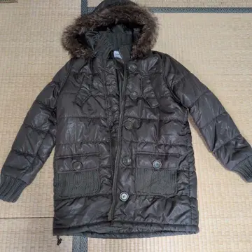 RUDE GARRET 후드 부착 다운 자켓