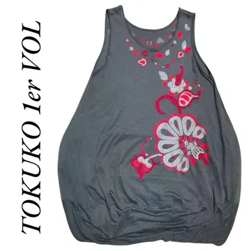 TOKUKO 1er VOL 슬리브리스 벌룬 티셔츠