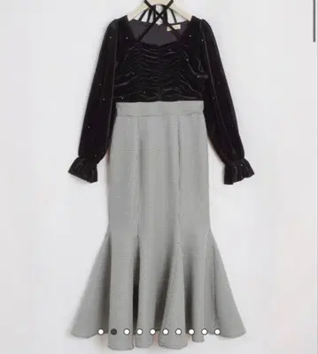 [ 새상품 ] 크로스 비쥬 머메이드 원피스