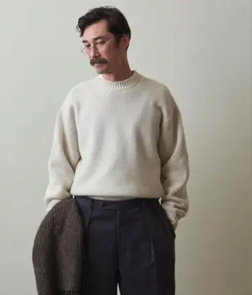 steven alan 베이지 루즈핏 니트