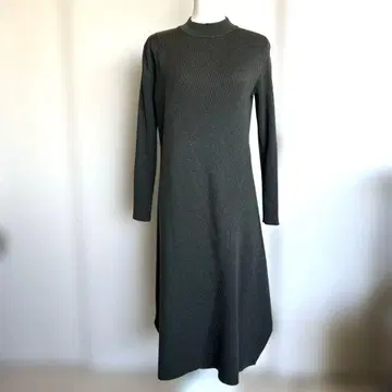 새상품급 드 프레 리브 짜임 디자인 니트 원피스