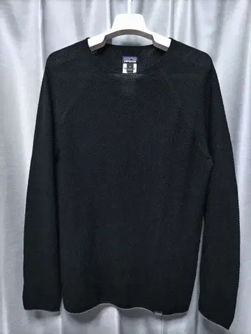 파타고니아 캐플린 에어 크루 니트 메리노울 블랙