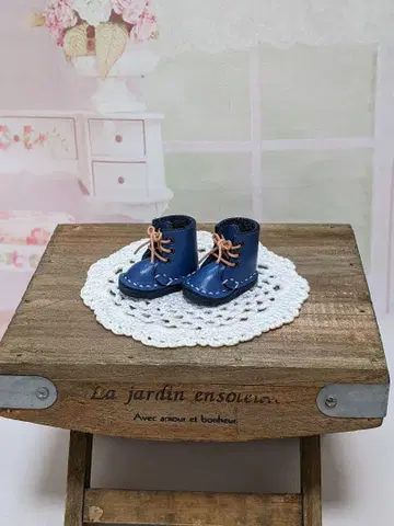 리카짱과 네오 브라이스의 귀여운 가죽 인형용 부츠 신발 핸드메이드