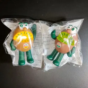 제스프리 키위 브라더스 2025 피규어 2체 세트 골드 그린