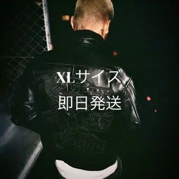 AVIREX VALLAD BLACK leather jacket