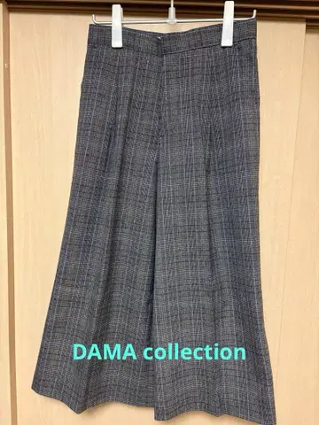 DAMA collection 그레이 계열 체크 와이드 팬츠 L