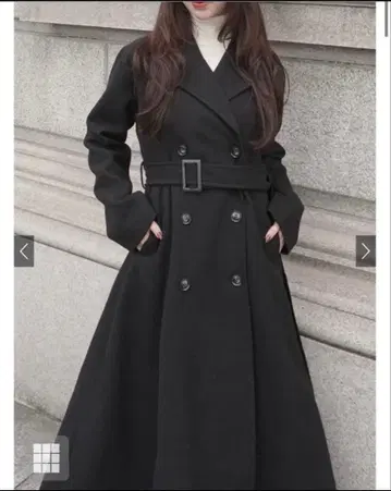 GRL 플레어 롱 코트