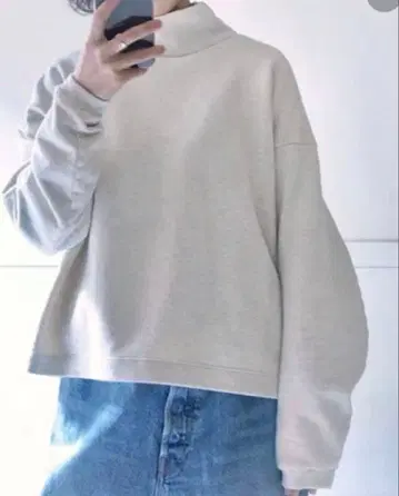 Journal standard luxe 30 우라케 터틀넥 맨투맨