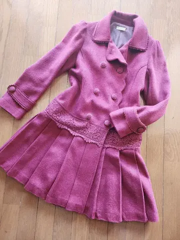 axes femme 플리츠 코트 M