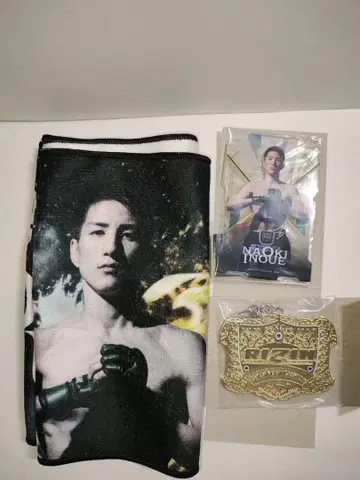 제일복권 RIZIN 이노우에 나오키 아크릴 스탠드 응원 타월 메탈 참