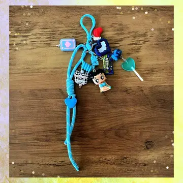 베티 붑 찰랑찰랑 키링 파라코드 블루